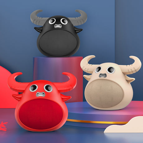 Fitsmart Bluetooth Animal Face Speaker - Red