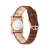 Ted Baker Womens Ottolee Rosegold Bordeaux Leather