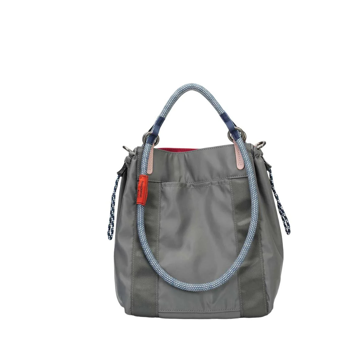 BAMEI Reversible Dual-Color Ballistic Nylon Bucket Bag - Charcoal