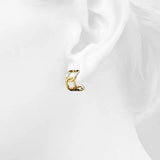 Bullion Gold Stellar Bullion Fusion Huggie Earrings