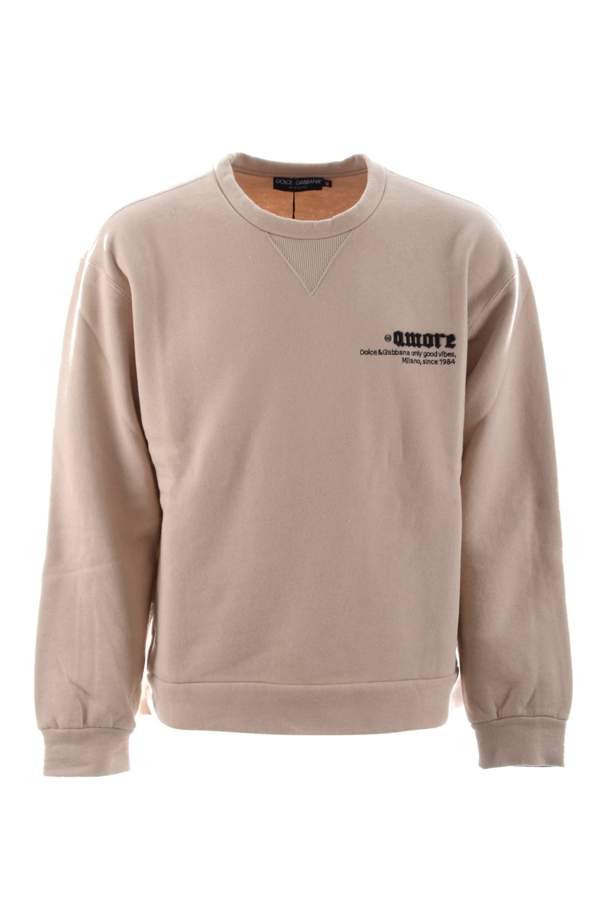 Dolce & Gabbana Men "Only Good Vibes" Sweatshirt