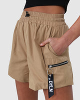 BY.DYLN Ryder Shorts  - Camel