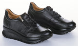 Bosccolo Womens Sneakers With Zipper - Black