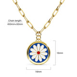 Bullion Gold Bullion Blue Blossom Necklace in Gold