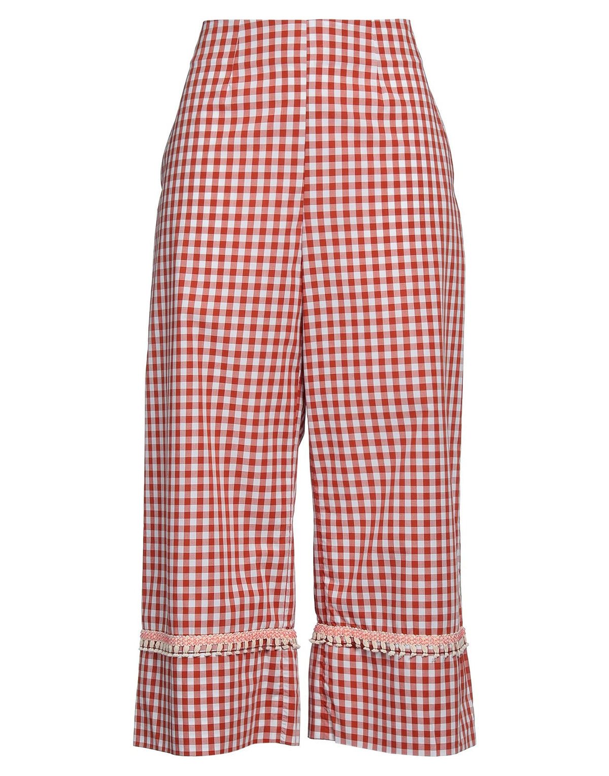 Rosé A Pois Womens Pants - Rust