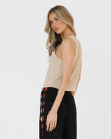 Lost In Lunar Women's Ronan Knit Vest - Oat
