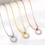 Krystal Couture Orbit of Charm Necklace Embellished with SWAROVSKI Crystal in White Gold
