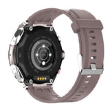 2 in 1 Bluetooth Smart Watch TWS Wireless Earphones 1.28" 9D Touch Screen BT 5.0 - Gun Pink