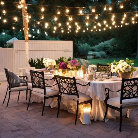 LumiFx 20 Bulb Festoon Lights 8 Lighting Effects