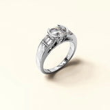 Bullion Gold Be My Lady White Gold Layered Ring