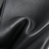 Leather Underarm Bag – Litchi Grain Cowhide Shoulder Bag