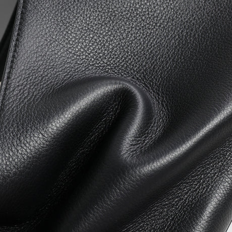 Leather Underarm Bag – Litchi Grain Cowhide Shoulder Bag