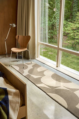 Orla Kiely Prism Flower Mushroom - Ecru 158009 Runner Rug