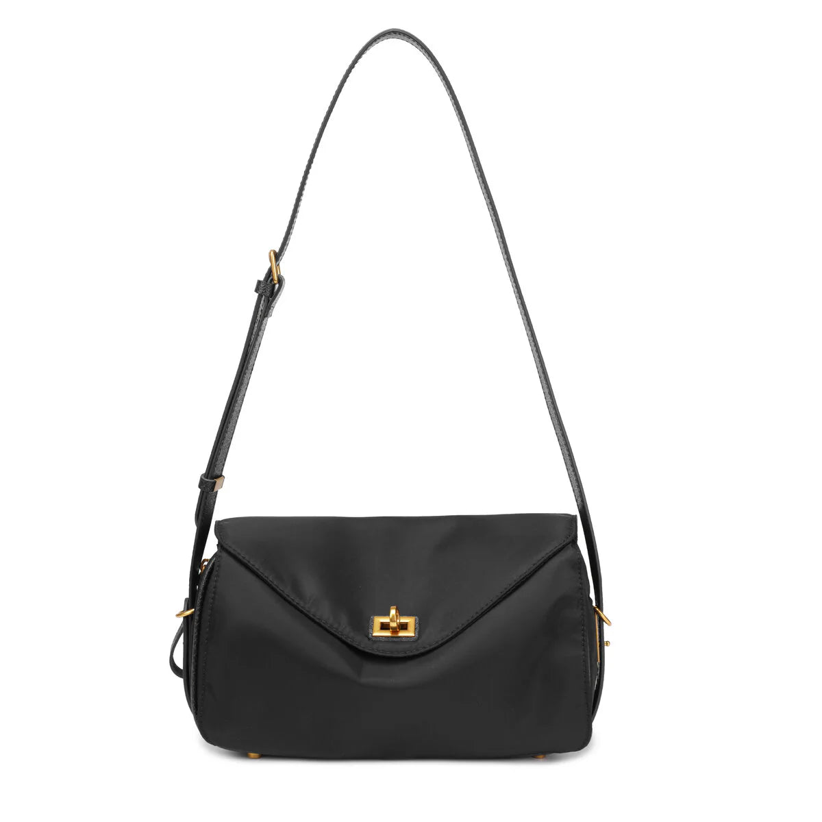 BAMEI Water-Resistant Ballistic Nylon Crossbody Bag - Black