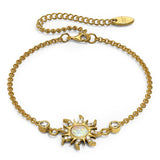 Bullion Gold Celestial Opal Sun Bracelet