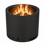 Havana Noke Smokeless Fire Pit Stainless Steel Portable Black