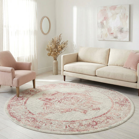Avenue 702 Rose Round Rug