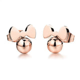 Bullion Gold Luminous Ribbon Earrings