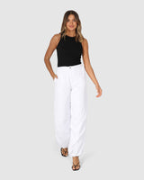 BY.DYLN Baker Pants - White