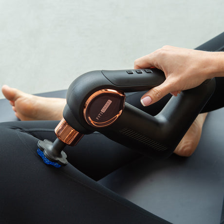 FitSmart FS-5500 Massage Device Gun Head 9 Attachments Black