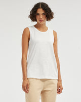Amelius Claudia Longline Tank - White