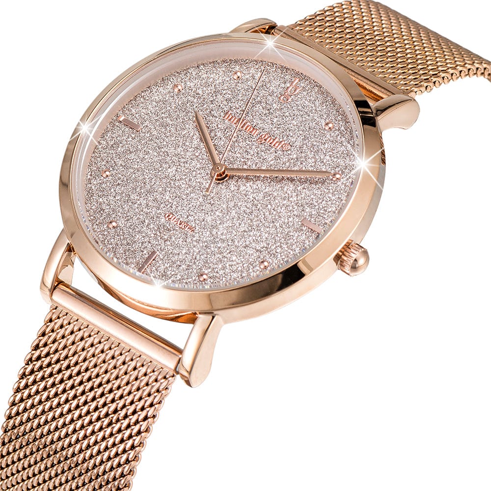Bullion Gold Bullion Gold Seamless Dial Watch - Rose Gold and White