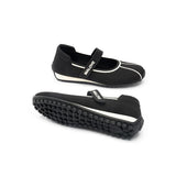 Sport Ballet Mary Jane Flats - Black