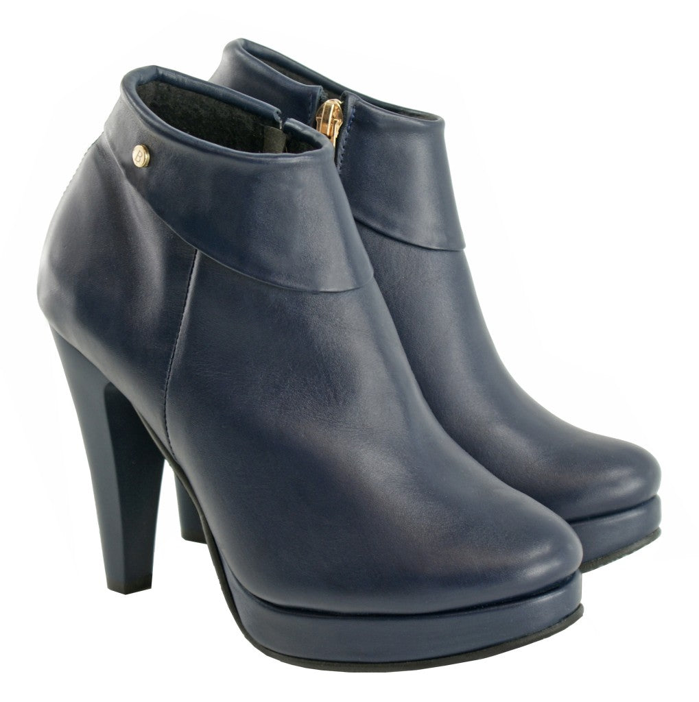Bosccolo Womens Boots - Navy Blue