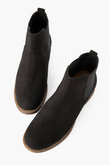 Silver Lining Tahlia Black Nubuck Punched