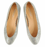 Bosccolo Womens Ballerina - Silver