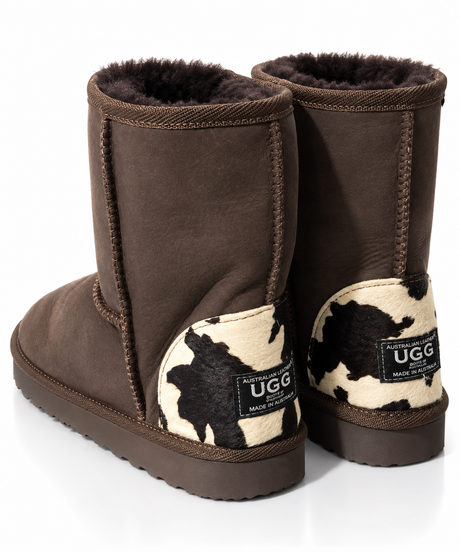 Australian Leather Ugg Short - Cow Chocolate - AU4