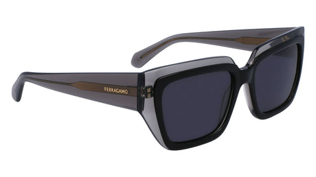Salvatore Ferragamo SF2002S Womens Sunglasses - Transparent Grey/Black