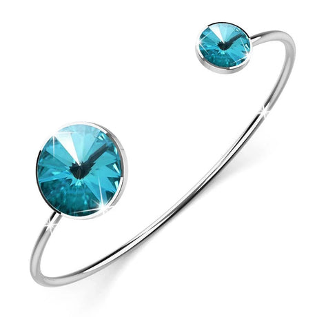 Krystal Couture Serene Bangle Embellished with SWAROVSKI Crystals