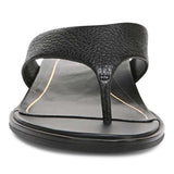 Vionic Agave Toe Post Sandal - Black Leather