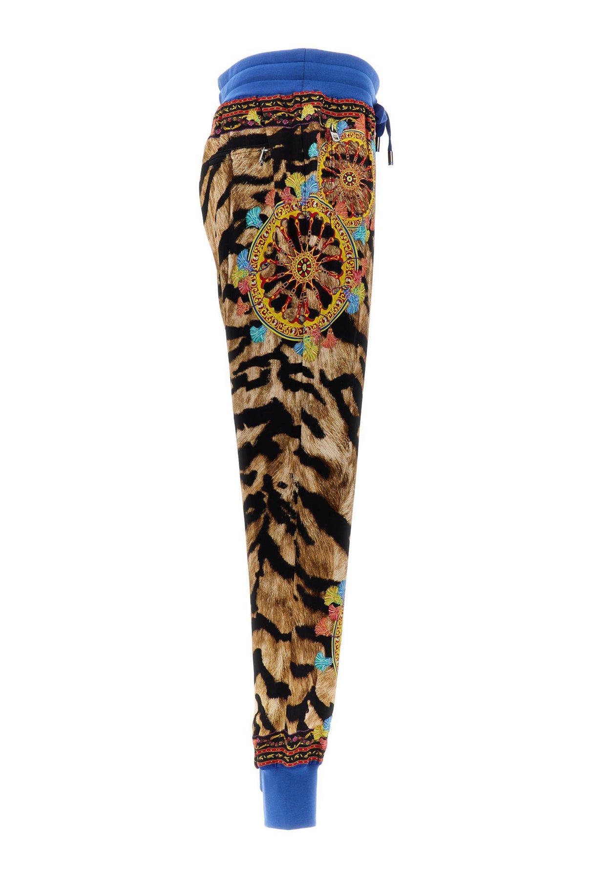 Dolce & Gabbana Men Animal Print Sport Trouser