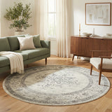 Century 977 Silver Round Rug