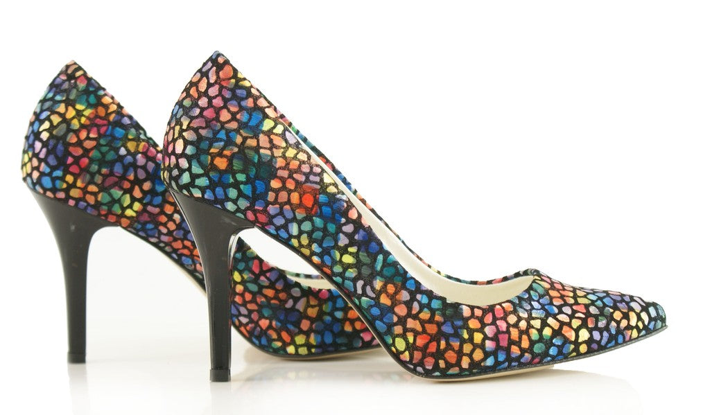 Bosccolo Womens Spike Heels Milti 2169 - Multikolor