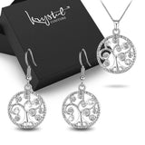 Boxed Tree Of Aurelia Necklace and Earrings Set