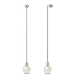 Krystal Couture Katarina Pearl Drop Earrings Embellished with SWAROVSKI Crystals Pearls