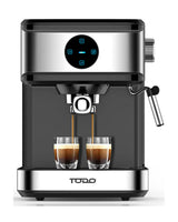 TODO Espresso Coffee Machine Maker Automatic Touch Control 20 Bar Pump 1.5L