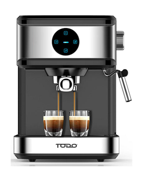 TODO Espresso Coffee Machine Maker Automatic Touch Control 20 Bar Pump 1.5L