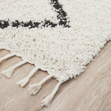 Saffron 11 White Rug