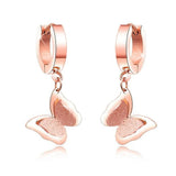 Bullion Gold Baby Butterfly Earrings