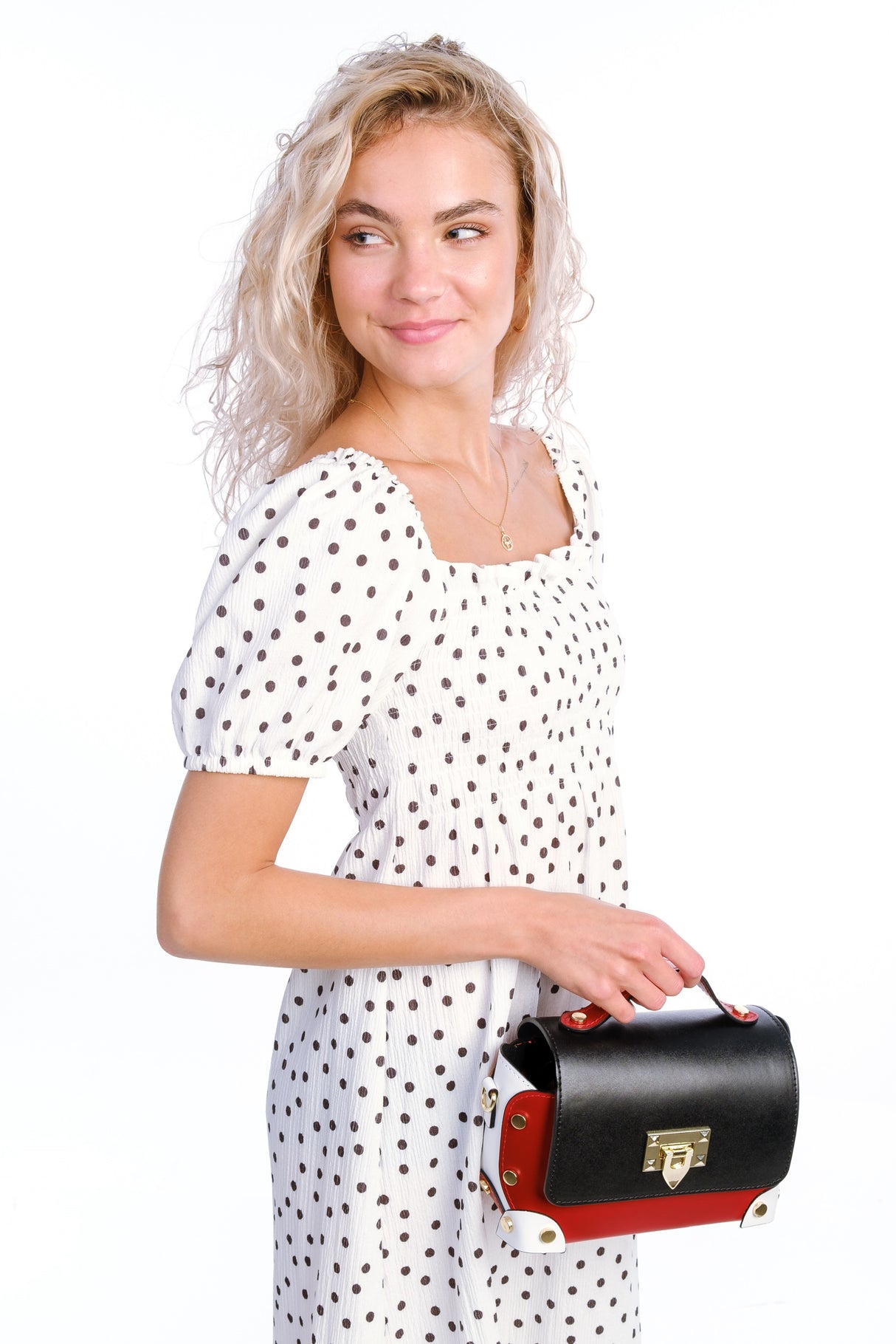 Bosccolo Crossbody - Black/Red/White