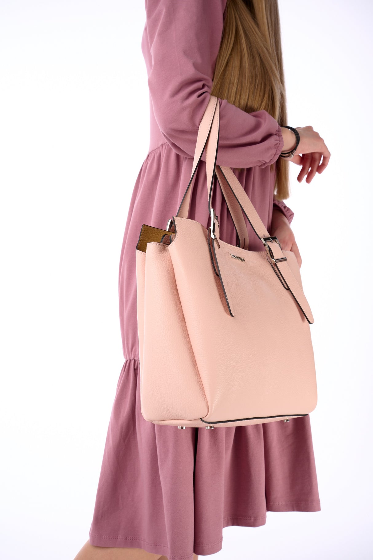 Bosccolo Shopper In Powder Pink