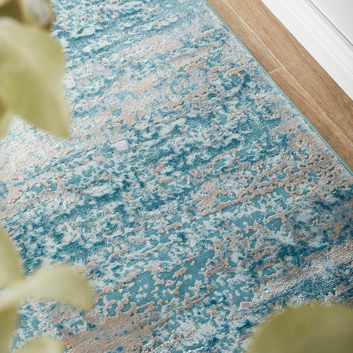 Opulence 115 Blue Runner Rug