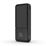 iQuick Power Square Power Bank 20000mAh 22.5W LED Display USB Type-C Type-A - Black