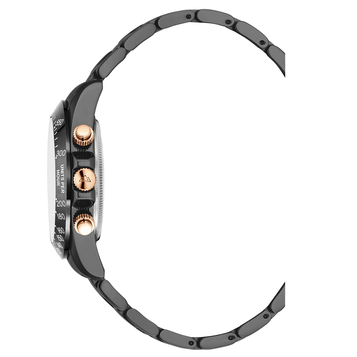 Christophe Duchamp Grand Mont Ceramic - Black Dial & 316L Stainless Steel Strap