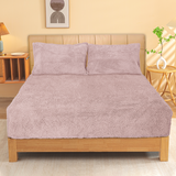 Ramesses Sherpa Fleece Combo Set - Dusty Pink