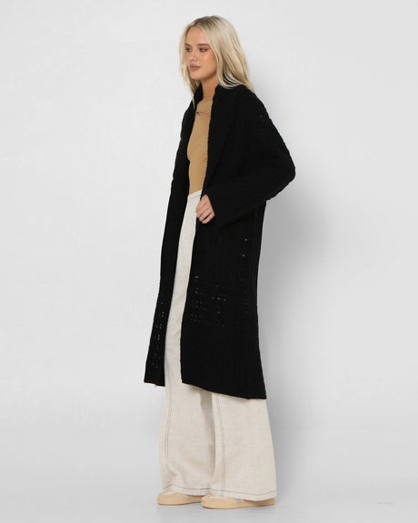 Lost In Lunar Women's Charli Cardigan - Black